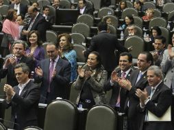 Sesión en la Cámara de Diputados donde se discutió la iniciativa de Ley sobre el fuero Constitucional. NTX /