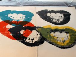 La obra más cara, ''I love your kiss forever forever'', fue vendida en 112.500 dólares. EFE /