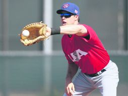 Fuera. El toletero de los Yanquis se lesionó el antebrazo derecho, tras una práctica de bateo. AP /