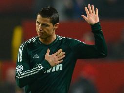 Ronaldo no festeja la anotación en Old Trafford, que deja eliminada a la escuadra inglesa. AFP /
