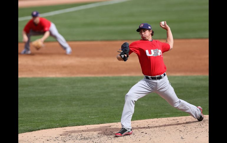 Holland del equipo de los EU sera uno de los rivales de México en el Clásico Mundial de Beisbol. AFP /