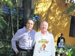 ANFITRIÓN E INVITADO ESPECIAL. Francisco Álvarez y el chef ''Chuchupetas''. EL INFORMADOR /