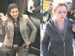 Mónica Arriola, actual senadora de Nueva Alianza, y Maricruz Montelongo, ex diputada federal. EFE  NTX  /