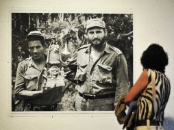 ''Fidel vuelve a la selva'' foto de Alberto Korda en exhibición. ARCHIVO /