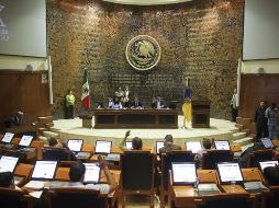Poder Legislativo. La propuesta que presentaron para el presupuesto del Legislativo local es de mil 071 millones 906 mil 919 pesos. ARCHIVO /