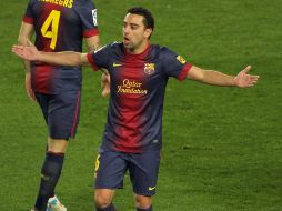 Xavi Hernández podría ver acción el martes ante el Milán. EFE /