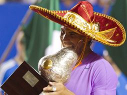 Rafael Nadal en imagen de cuando ganó el Abierto Mexicano de Tenis. EFE /