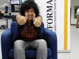 Rosana durante el Hangout de EL INFORMADOR en charla con sus fans. EL INFORMADOR /