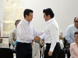 En Guadalajara, el Presidente, Enrique Peña Nieto, anunció que ya estaban trabajando en la planeación de la Línea 3 del Tren Ligero. ARCHIVO /