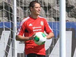 Javier Hernández ''Chicharito'', ansía estar presente en este atractivo cotejo del domingo ante los blues. ARCHIVO /