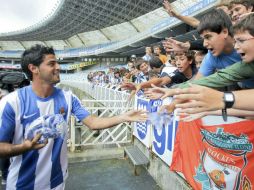 Carlos Vela se declara ''feliz'' de estar en la Real Sociedad. ARCHIVO /