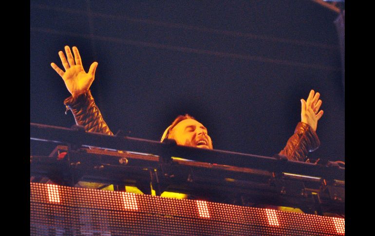 David Guetta presentó lo mejor de su repertorio. NTX /