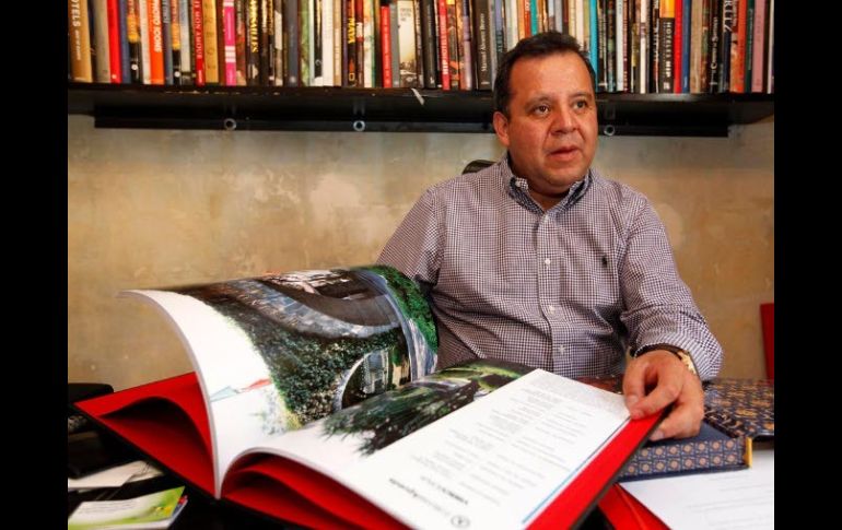 Víctor Hugo Rodríguez, presidente de Grupo Editorial Agueda. NTX /