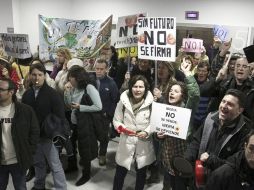 Protesta de trabajadores de Iberia. EFE /