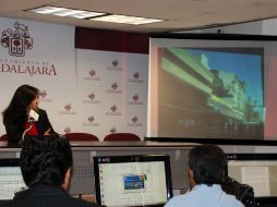 María Luisa Urrea durante la presentación de la iniciativa.  /