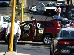 Aspecto del área donde se realizó el asesinato. ARCHIVO /