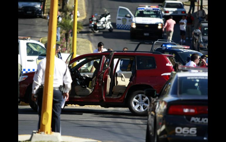 Aspecto del área donde se realizó el asesinato. ARCHIVO /