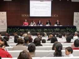 Imagen de la pasada Conferencia Magistral La Situación de la Mujer en México y América Latina. ARCHIVO /