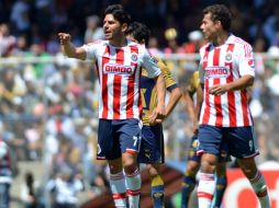 Rafael Márquez Lugo no pudo ocultar su alegría por haber marcado el primer centenar de goles. MEXSPORT /