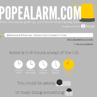 Páginas y aplicaciones siguen de cerca el cónclave