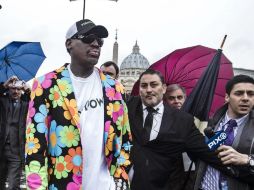 Rodman afirma querer conocer a Turkson para promover la paz mundial. EFE /