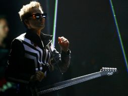 Muse inició en otoño pasado su gira internacional ''The 2nd law'' en Francia. ARCHIVO /