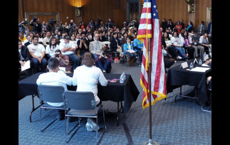 Familias inmigrantes exigen reformas e indemnizaciones. EFE /