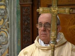 El Papa Francisco celebra la primera misa de su Pontificado en la Capilla Sixtina, acompañado por 114 cardenales. AP /