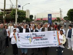 El Hospital Civil de Guadalajara celebra el Día Mundial del Riñón.  /