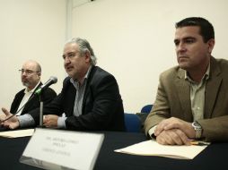 En la imagen: Norman Krieger,  Héctor Guzmán y Arturo Gómez Poulat. EL INFORMADOR /
