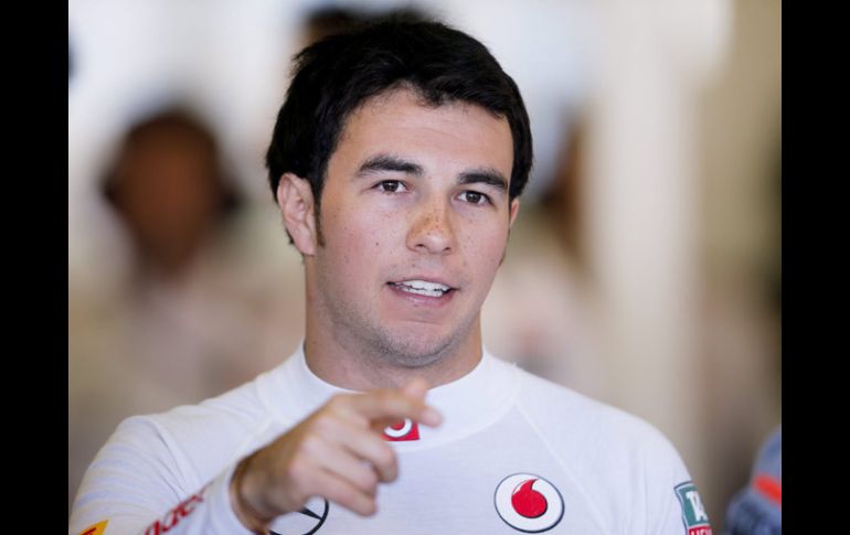 El tapatío Sergio Pérez será el foco de atención en su debut con McLaren. EFE /