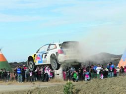 Polo R WCR. El auto con el que Ogier se coronó en México. ESPECIAL /