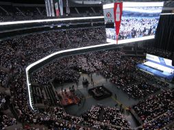 Nueve mil 328 fueron los asistentes blanquiazules a la XVII Asamblea Nacional Extraordinaria del PAN. NTX /