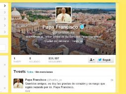 Un mensaje sencillo, que refeleja la personalidad del nuevo Papa. ESPECIAL /