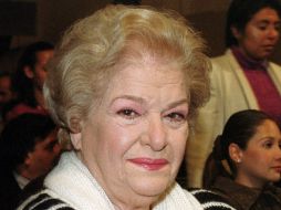 Doña Carmen Montejo, en una de sus últimas apariciones en público. ARCHIVO /