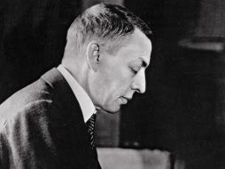 El compositor Sergei Rachmaninov, autor de varias de las piezas ejecutadas ayer en la Sala Nezahualcóyotl. ARCHIVO /