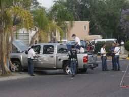 En el lugar fue localizada una camioneta con placas de Estados Unidos, en cuyo interior había armas, municiones y  chalecos antibalas. ARCHIVO /