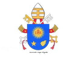 En líneas esenciales, el Papa Francisco ha conservado su escudo de obispo. AFP /