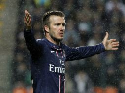 Beckham en su regreso al balompié supera al llamado ''mejor futbolista del mundo'', Lio Messi. AFP /