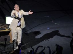 Tim Berners Lee, creador de la web en 1989, durante la apertura de los Juegos Olímpicos de Londres 2012. AFP /