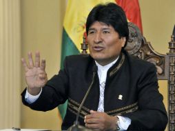 El presidente de Bolivia, Evo Morales, dejó en claro que no intervendrá en el conflicto. EFE /