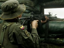 El Ministro de Defensa afirma que la muerte de los 16 uniformados son mentiras de las FARC. ARCHIVO /