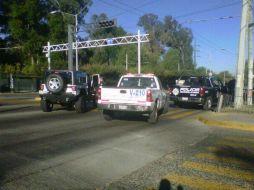 Por el lugar circulaba una unidad de la Policía de Guadalajara por lo que solicitaron el apoyo de más unidades. ESPECIAL /