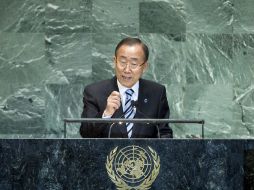 Ban Ki-moon resalta que las protestas pacíficas para exigir libertades fueron respondidas con ''fuerza brutal'' por la autoridad siria. ARCHIVO /