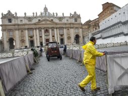 Blindan El Vaticano por misa inaugural del Papa Francisco. EFE /