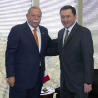 Titular de la Segob se reúne con gobernador de Tamaulipas