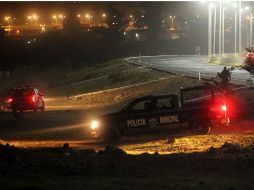 Se requirió el apoyo de policías tonaltecas, pues ejidatarios impedían el paso, alegaban una expropiación irregular.  /