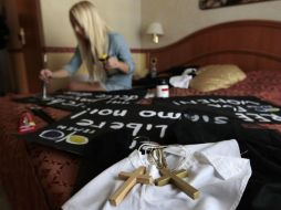 Amina es integrante del movimiento feminista Femen, la cual defiende los derechos de la mujer. ARCHIVO /