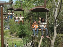 La nueva atracción llevará por el aire a los visitantes en un recorrido de poco más de un kilómetro.  /