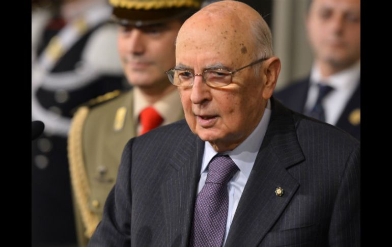 Se espera que Napolitano decida mañana a quién encargará formar el Ejecutivo. AFP /